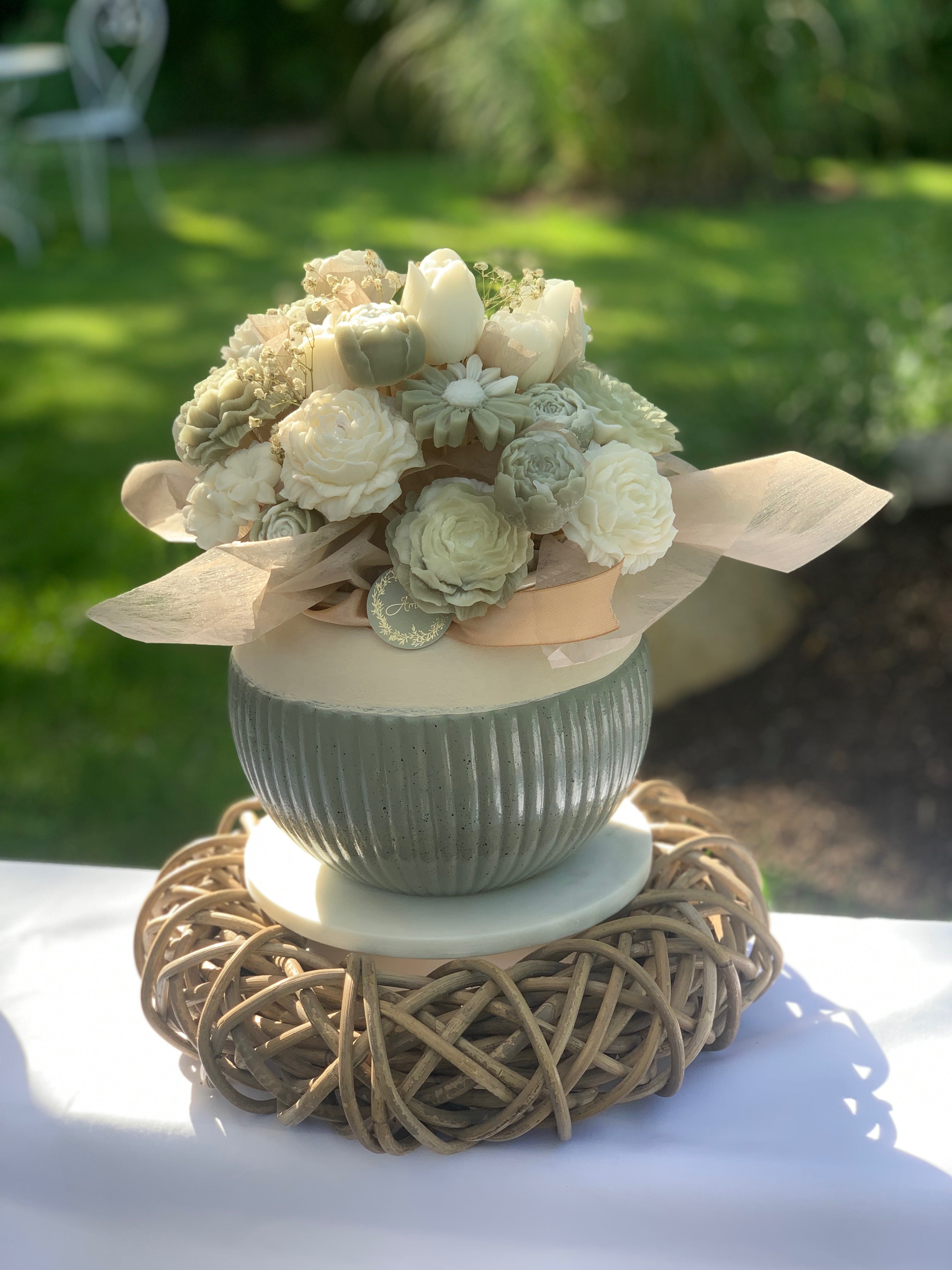 Bouquet de fleurs (20 à 25 fleurs)