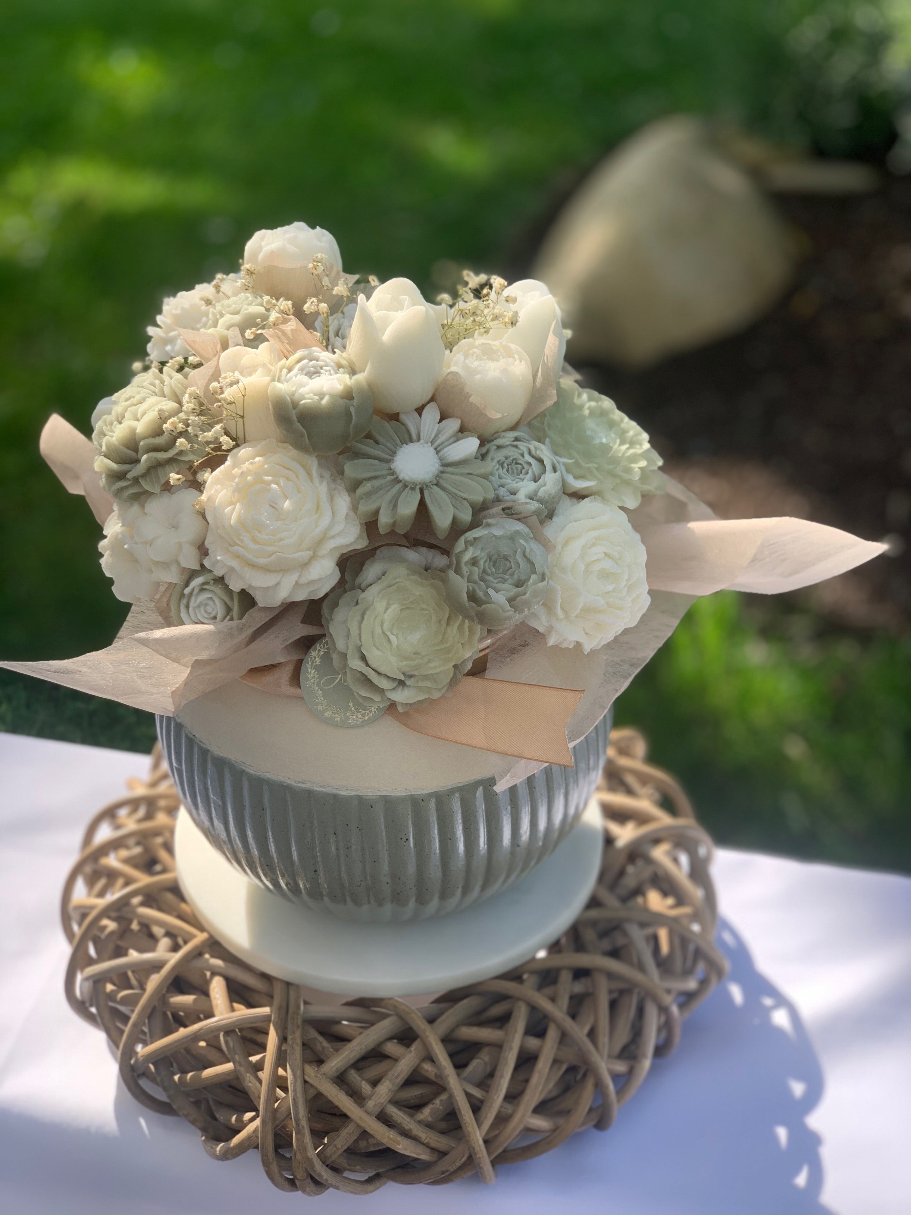 Bouquet de fleurs (30 à 35 fleurs)