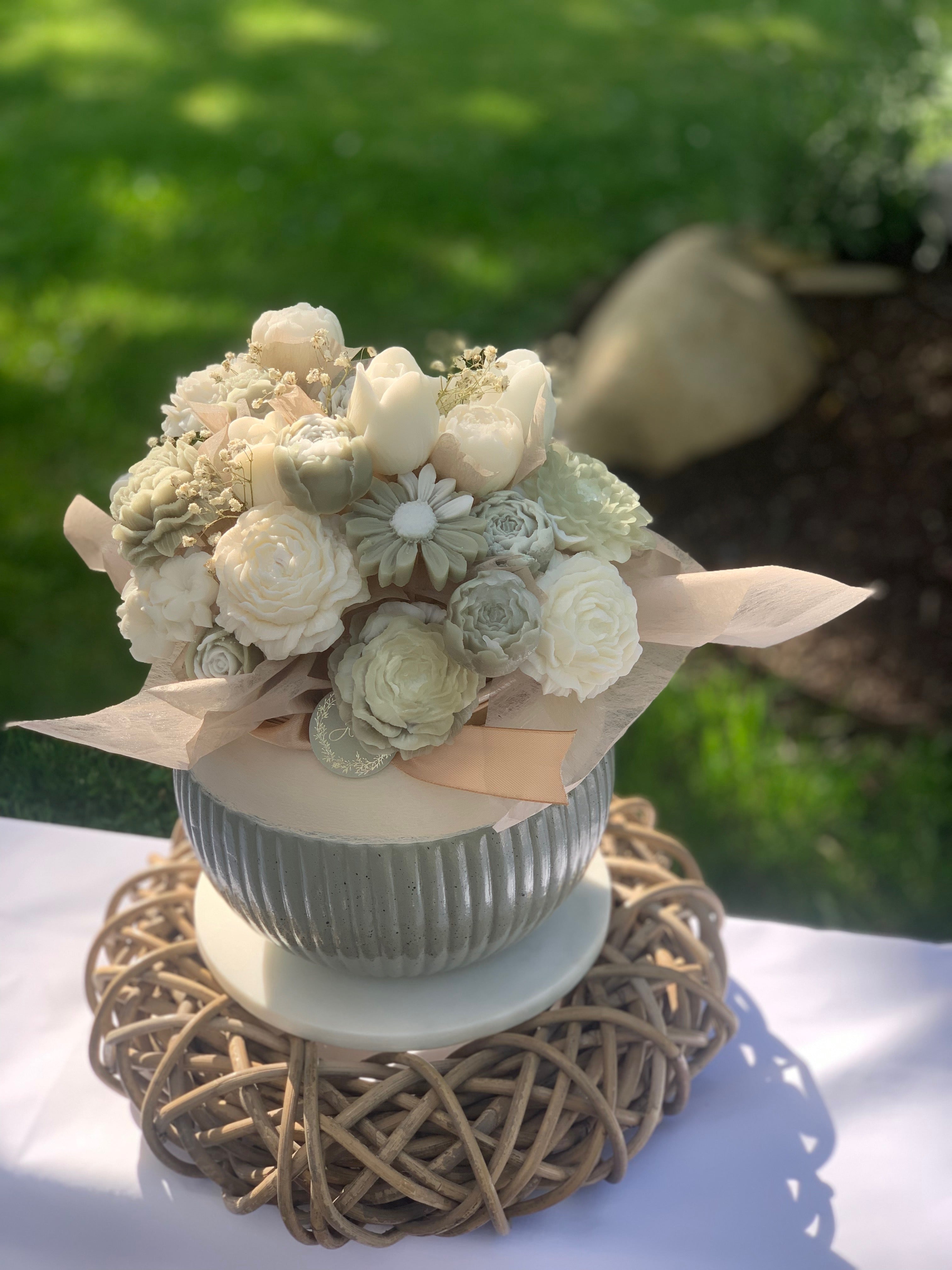 Bouquet de fleurs (30 à 35 fleurs)