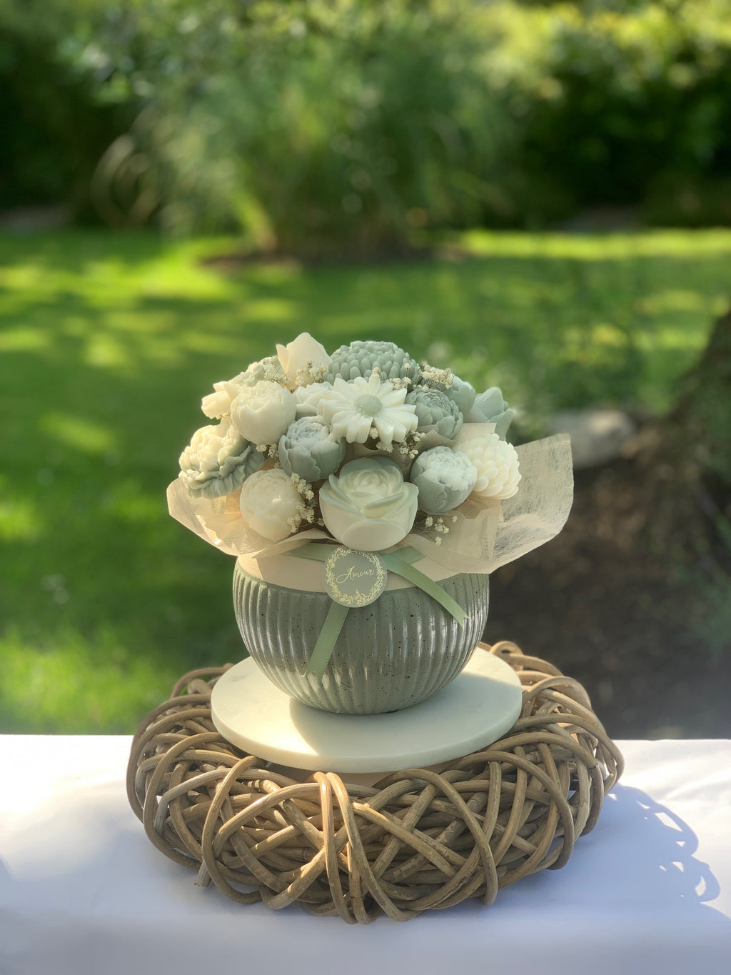 Bouquet de fleurs (20 à 25 fleurs)