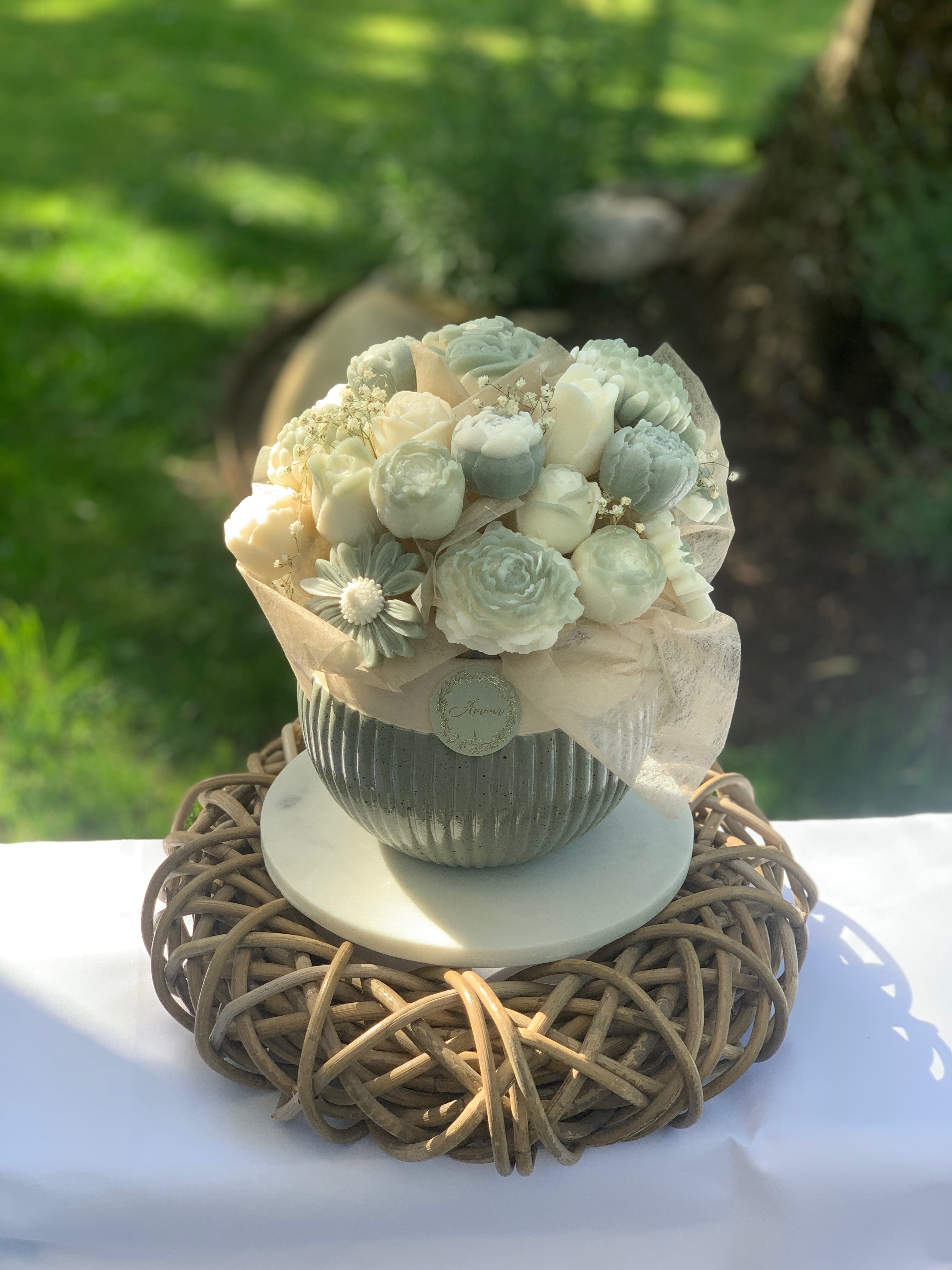 Bouquet de fleurs (20 à 25 fleurs)