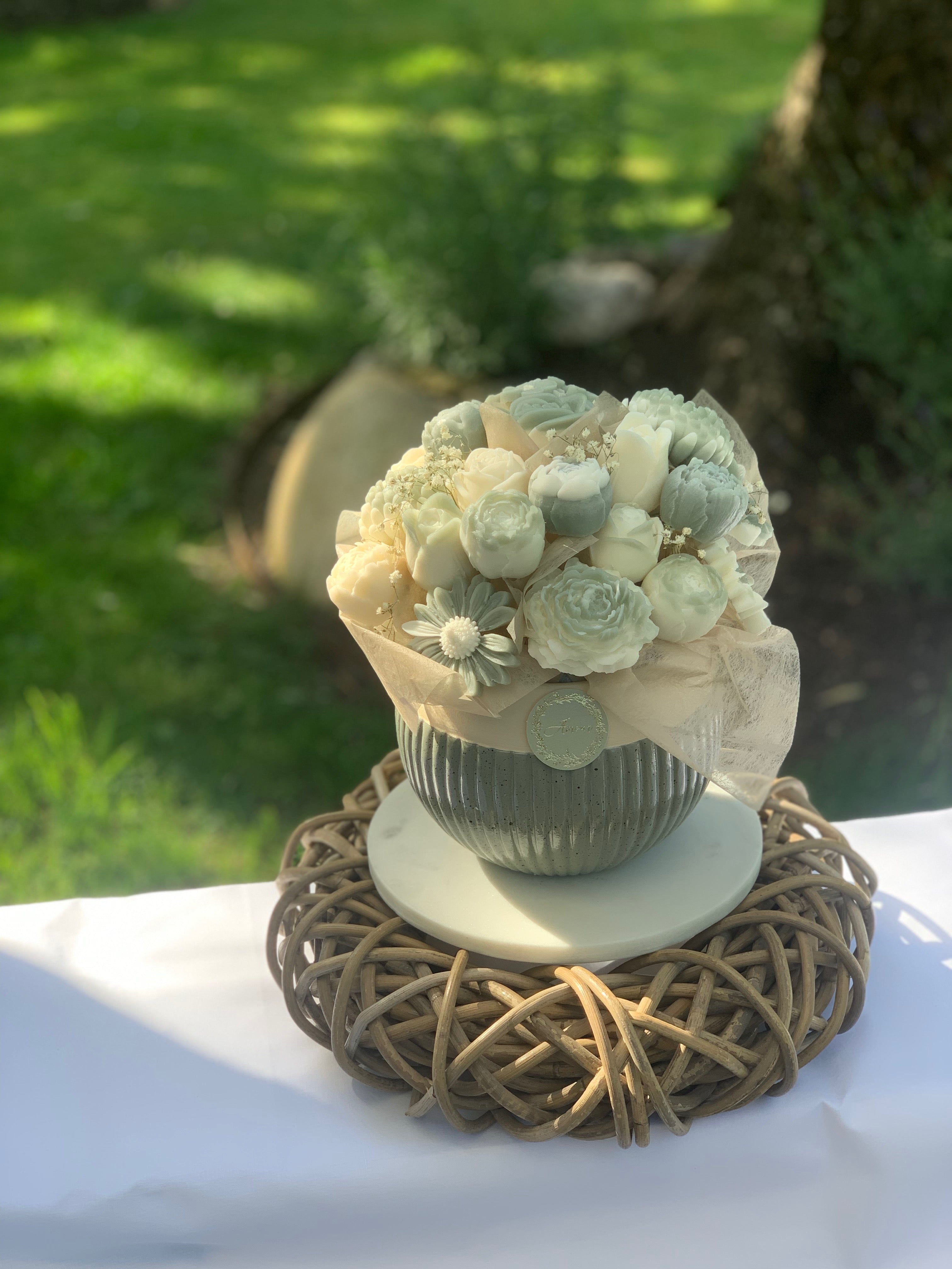 Bouquet de fleurs (20 à 25 fleurs)