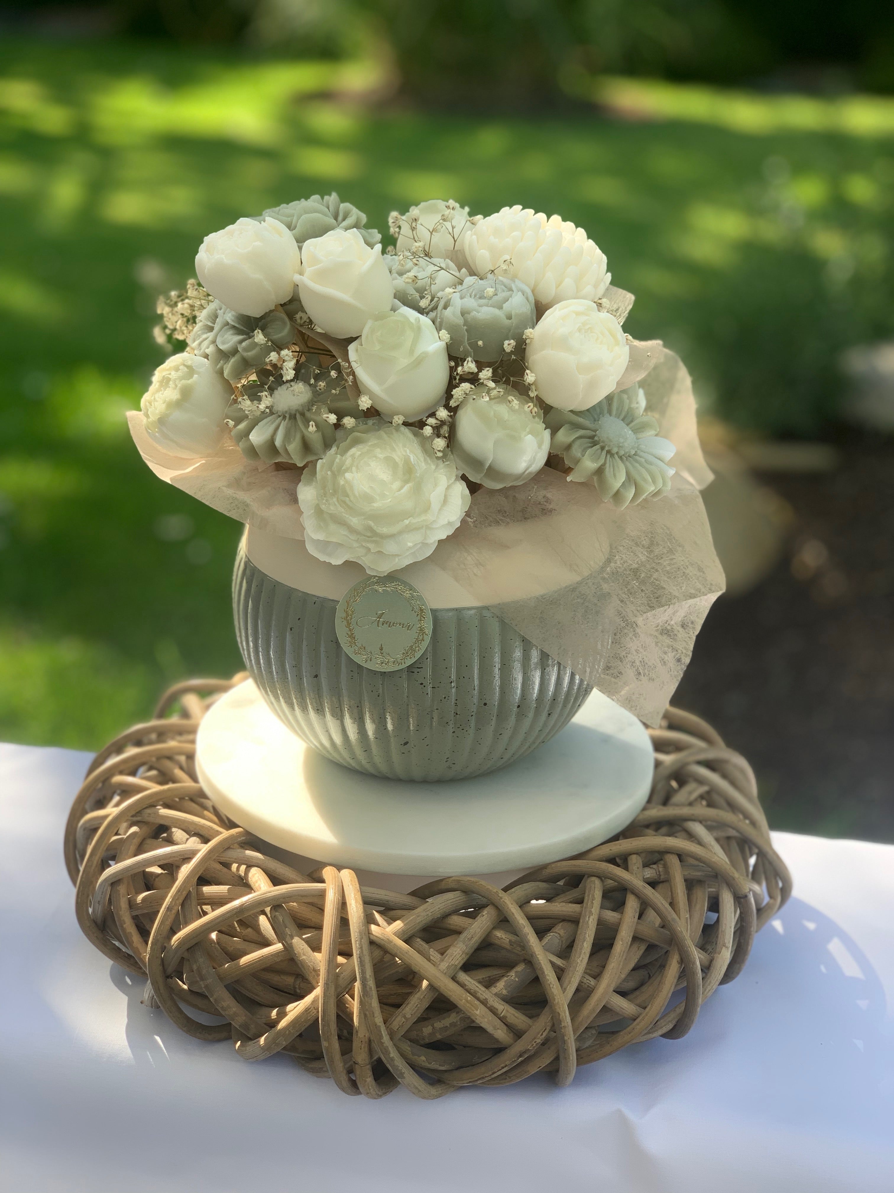 Bouquet de fleurs (20 à 25 fleurs)