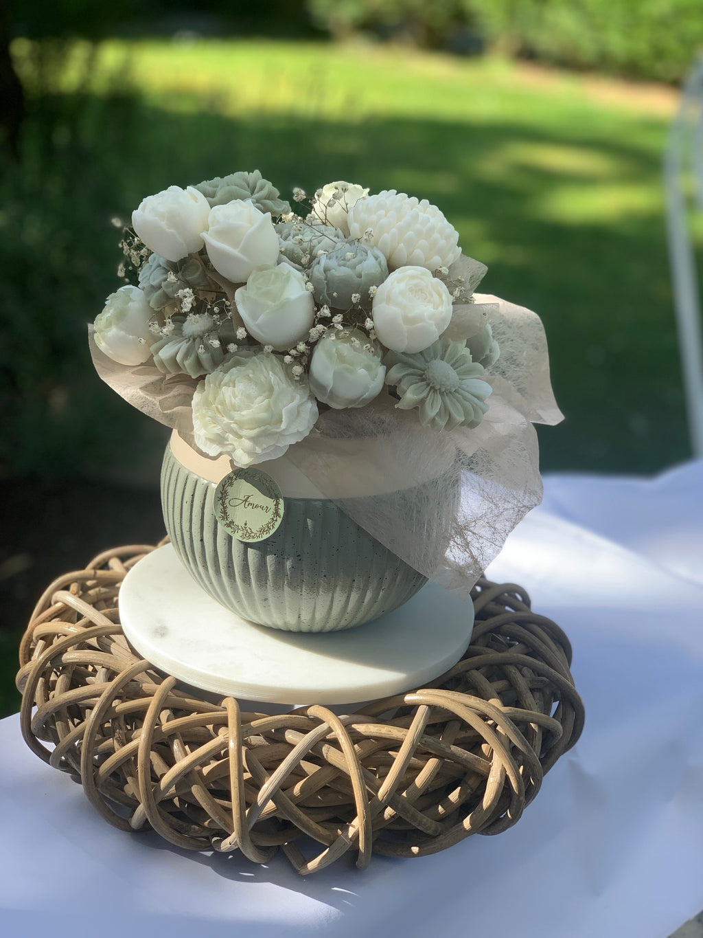 Bouquet de fleurs (20 à 25 fleurs)